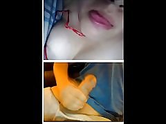 Chatroulette 좋은 가슴과 혀와 임의의 멕시코 채팅