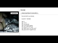 Chatroulette에 캐나다 하드 젖꼭지